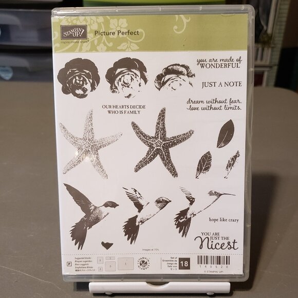 Stampin' Up! 'PICTURE PERFECT' Photopolymer Stamp Set (Used) - Picture 1 of 5